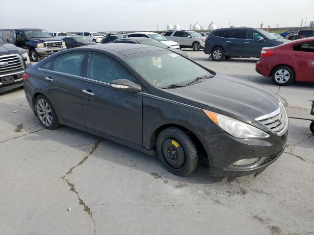 5NPEC4AB8DH518984 - 2013 HYUNDAI SONATA SE BLACK photo 4