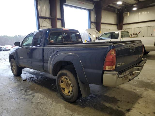 5TETU62N47Z344521 - 2007 TOYOTA TACOMA PRERUNNER ACCESS CAB BLUE photo 2