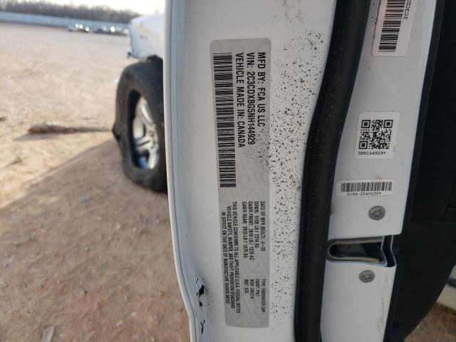 2C3CDXBG5NH144929 - 2022 DODGE CHARGER SXT WHITE photo 12