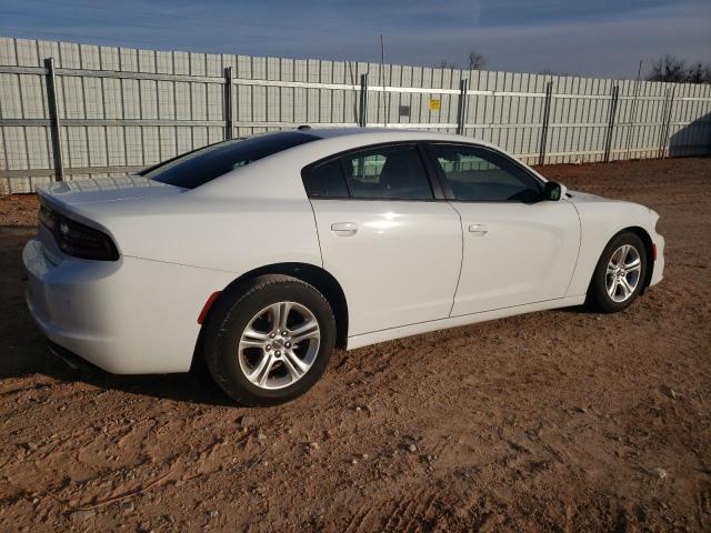 2C3CDXBG5NH144929 - 2022 DODGE CHARGER SXT WHITE photo 3