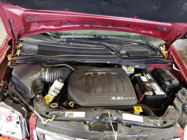 2C4RC1BG1DR697169 - 2013 CHRYSLER TOWN & COU TOURING RED photo 12