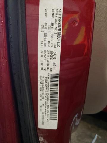 2C4RC1BG1DR697169 - 2013 CHRYSLER TOWN & COU TOURING RED photo 13