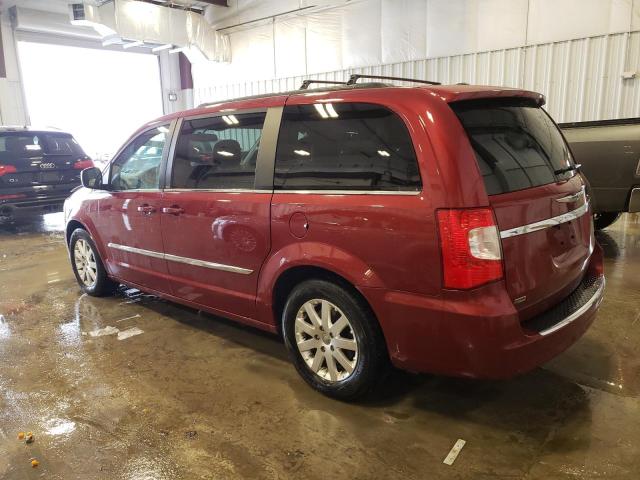 2C4RC1BG1DR697169 - 2013 CHRYSLER TOWN & COU TOURING RED photo 2