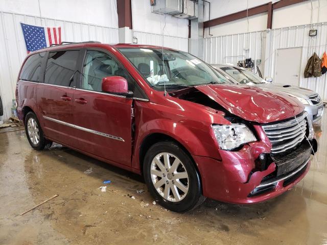 2C4RC1BG1DR697169 - 2013 CHRYSLER TOWN & COU TOURING RED photo 4