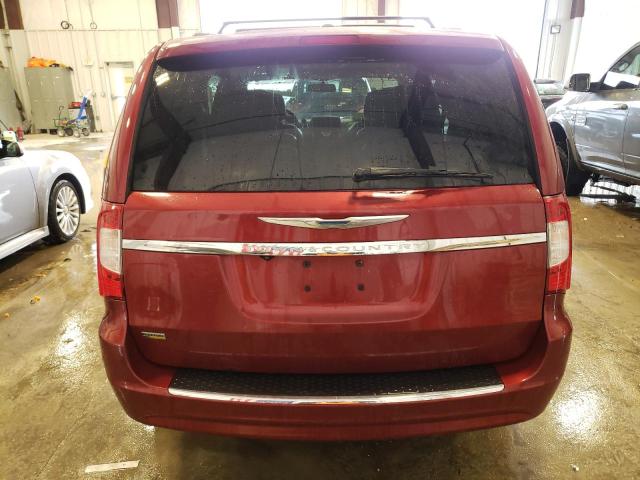 2C4RC1BG1DR697169 - 2013 CHRYSLER TOWN & COU TOURING RED photo 6