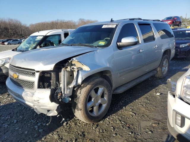 1GNSCJE09CR320729 - 2012 CHEVROLET SUBURBAN C1500 LT SILVER photo 1