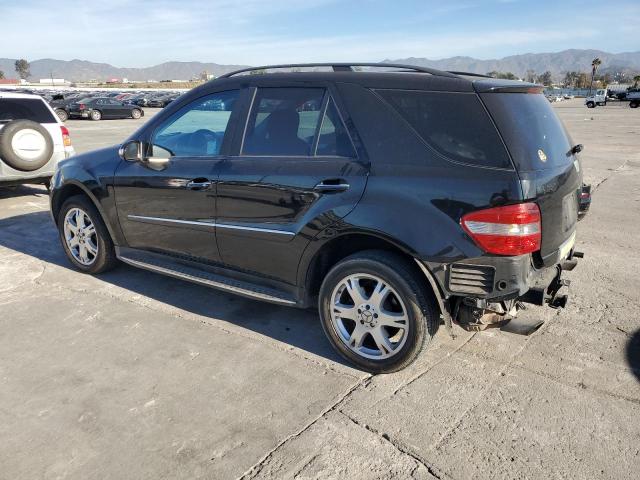 4JGBB86E87A240403 - 2007 MERCEDES-BENZ ML 350 BLACK photo 2