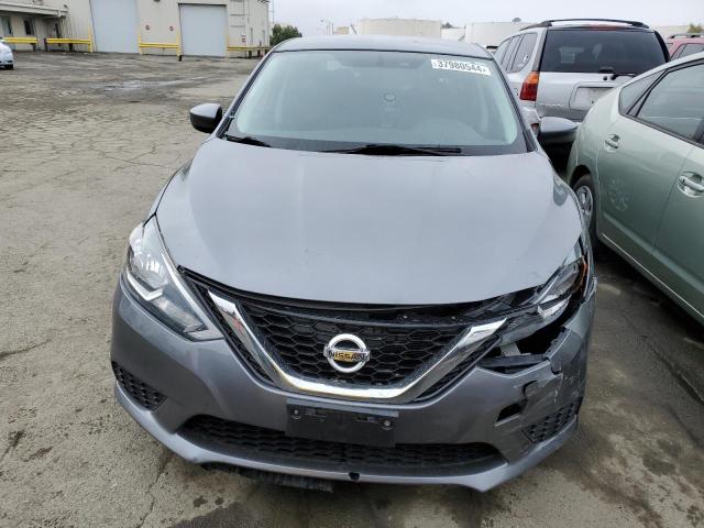 3N1AB7APXHY277889 - 2017 NISSAN SENTRA S GRAY photo 5