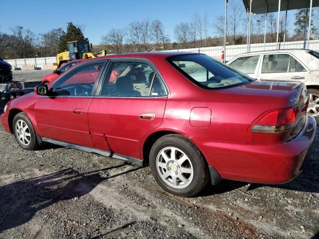 1HGCG66842A117085 - 2002 HONDA ACCORD EX RED photo 2