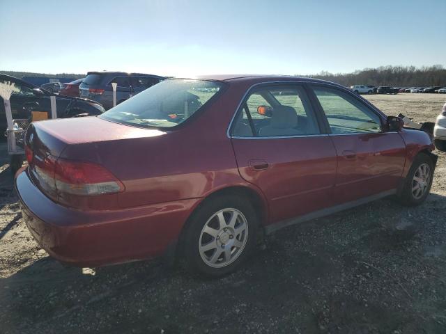 1HGCG66842A117085 - 2002 HONDA ACCORD EX RED photo 3