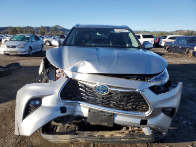 5TDXBRCH4MS536516 - 2021 TOYOTA HIGHLANDER HYBRID LIMITED SILVER photo 5