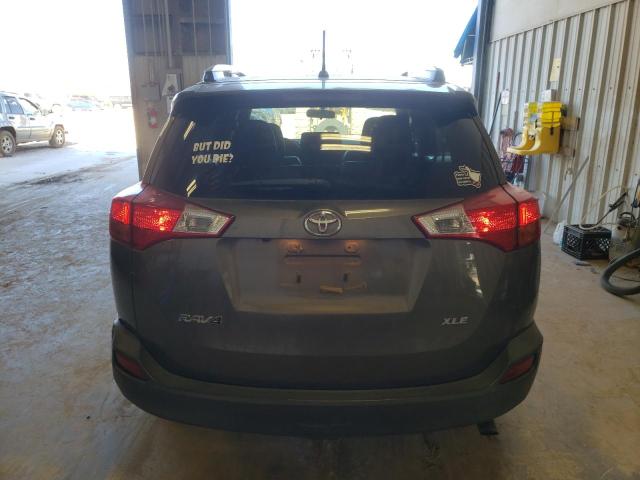 JTMWFREVXDD020823 - 2013 TOYOTA RAV4 XLE GRAY photo 6