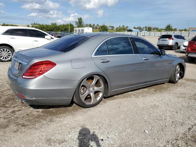 WDDUG8FB9EA049287 - 2014 MERCEDES-BENZ S 550 4MATIC GRAY photo 3