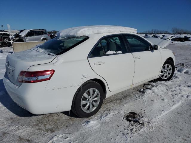 4T1BF3EK0AU512639 - 2010 TOYOTA CAMRY BASE WHITE photo 3