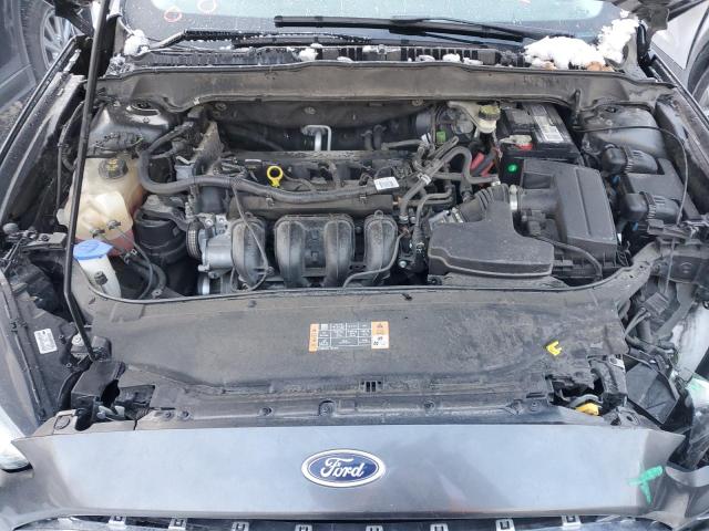 3FA6P0H72GR396651 - 2016 FORD FUSION SE GRAY photo 11