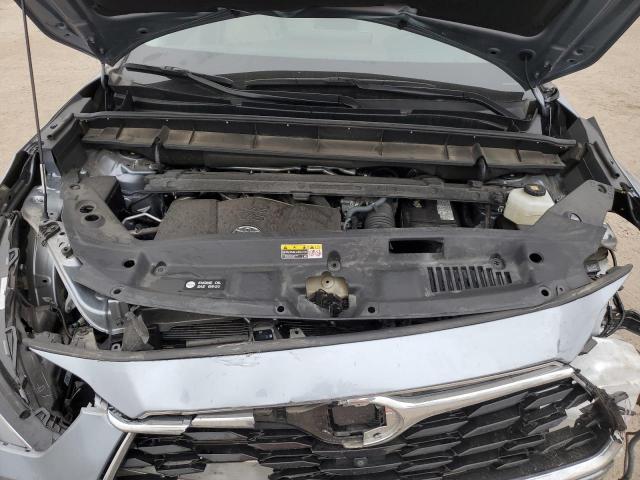 5TDFZRAH2MS065251 - 2021 TOYOTA HIGHLANDER PLATINUM GRAY photo 12