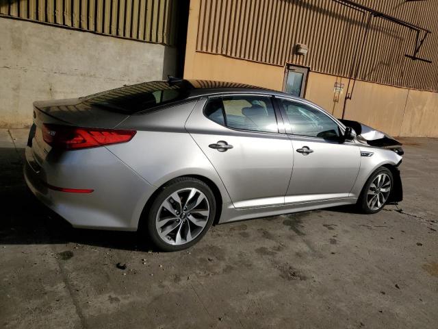 5XXGR4A67FG368228 - 2015 KIA OPTIMA SX SILVER photo 3