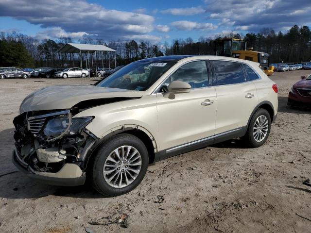 2LMPJ8KR9GBL89414 - 2016 LINCOLN MKX SELECT BEIGE photo 1