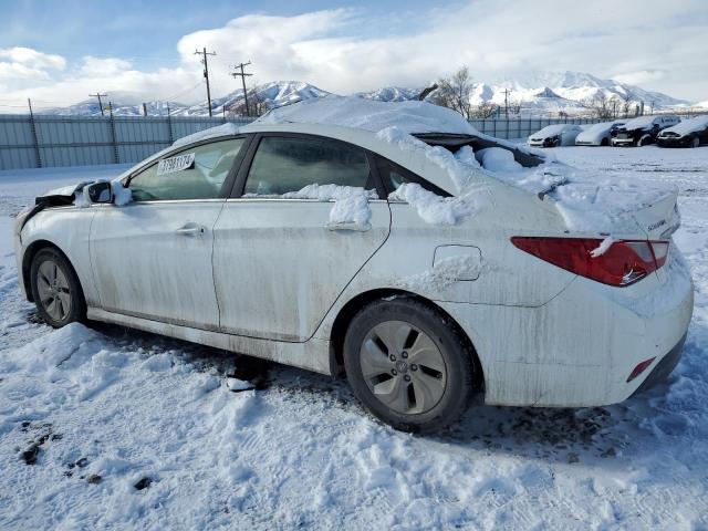 5NPEB4ACXEH829152 - 2014 HYUNDAI SONATA GLS WHITE photo 2