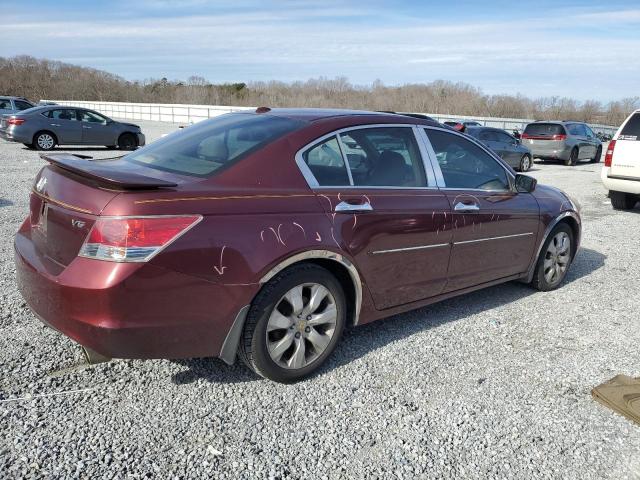 1HGCP36879A027681 - 2009 HONDA ACCORD EXL BURGUNDY photo 3