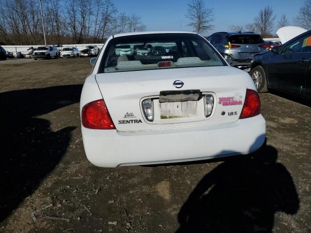 3N1CB51D65L480161 - 2005 NISSAN SENTRA 1.8 WHITE photo 6