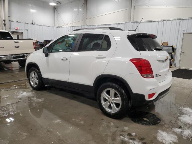 KL7CJPSM1NB564154 - 2022 CHEVROLET TRAX 1LT WHITE photo 2