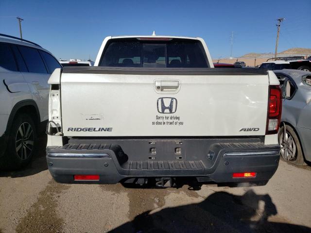 5FPYK3F7XJB010063 - 2018 HONDA RIDGELINE RTL WHITE photo 6