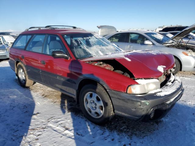 4S3BG6858V7647297 - 1997 SUBARU LEGACY OUTBACK BURGUNDY photo 4