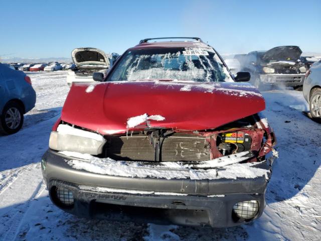 4S3BG6858V7647297 - 1997 SUBARU LEGACY OUTBACK BURGUNDY photo 5