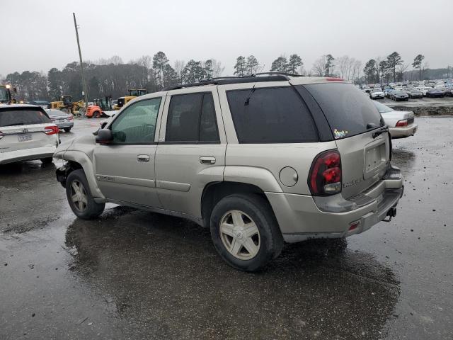 1GNDS13SX32252174 - 2003 CHEVROLET TRAILBLAZE BEIGE photo 2