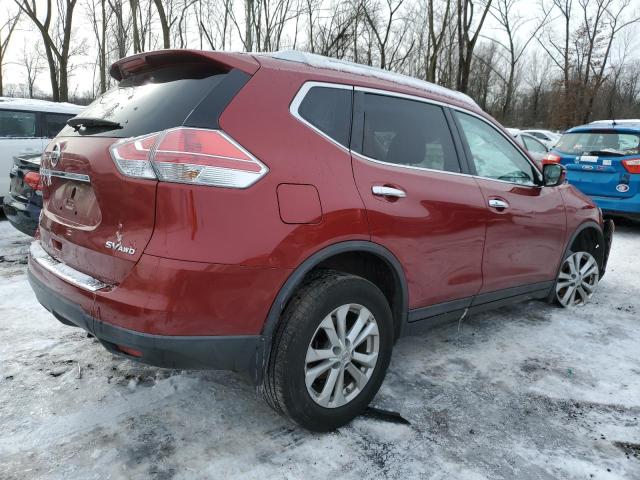 KNMAT2MV9GP652923 - 2016 NISSAN ROGUE S RED photo 3