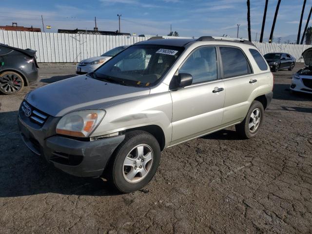 KNDJF724987477007 - 2008 KIA SPORTAGE LX SILVER photo 1