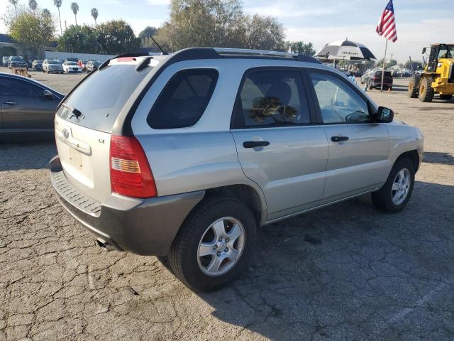 KNDJF724987477007 - 2008 KIA SPORTAGE LX SILVER photo 3