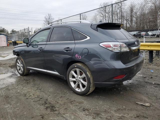 2T2ZK1BA2AC037678 - 2010 LEXUS RX 350 GRAY photo 2