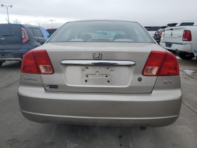 1HGES25782L071290 - 2002 HONDA CIVIC EX SILVER photo 6