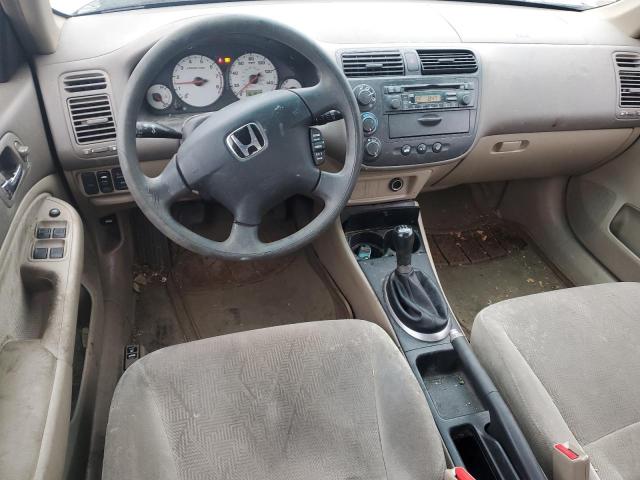 1HGES25782L071290 - 2002 HONDA CIVIC EX SILVER photo 8