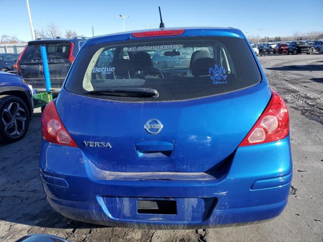 3N1BC13E39L385036 - 2009 NISSAN VERSA S BLUE photo 6