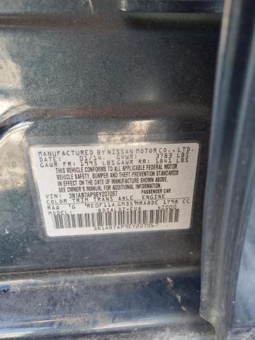 3N1AB7AP9EY207067 - 2014 NISSAN SENTRA S GRAY photo 12