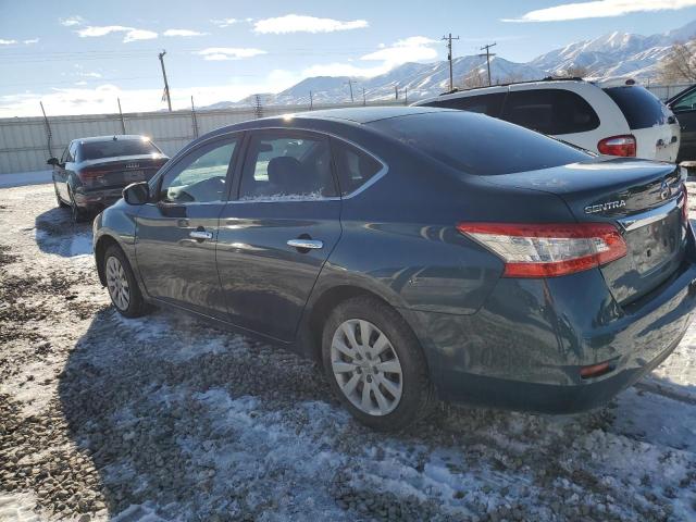 3N1AB7AP9EY207067 - 2014 NISSAN SENTRA S GRAY photo 2