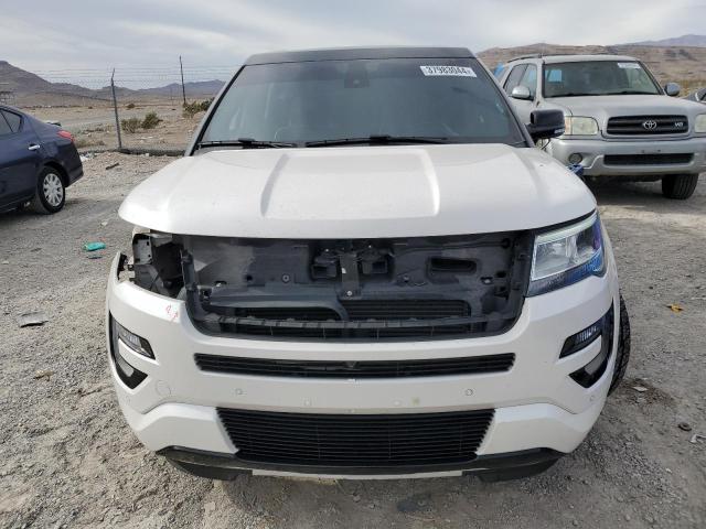 1FM5K8HT9HGD55826 - 2017 FORD EXPLORER PLATINUM WHITE photo 5