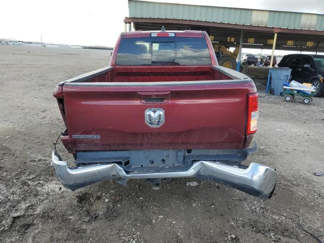 1C6RREBG4NN277398 - 2022 RAM 1500 BIG HORN/LONE STAR MAROON photo 6