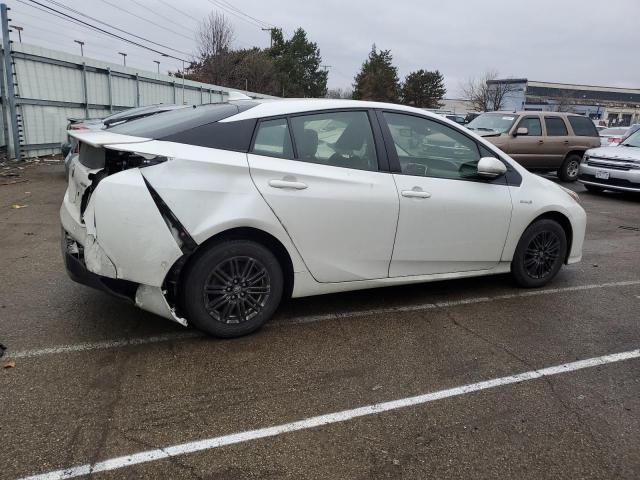 JTDKBRFU4H3054252 - 2017 TOYOTA PRIUS WHITE photo 3