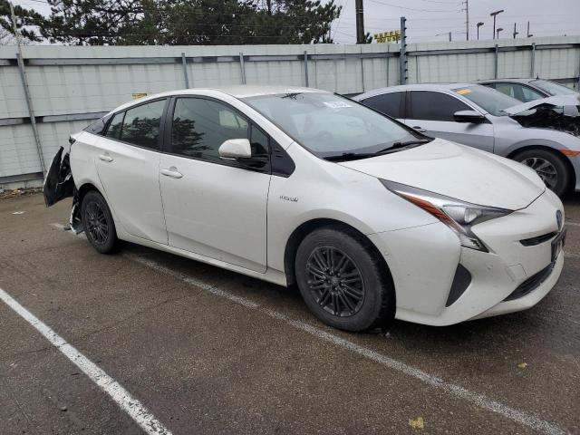 JTDKBRFU4H3054252 - 2017 TOYOTA PRIUS WHITE photo 4