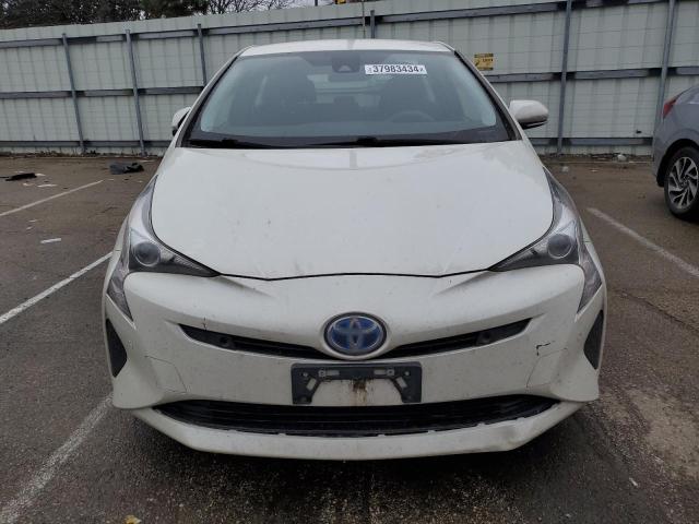 JTDKBRFU4H3054252 - 2017 TOYOTA PRIUS WHITE photo 5