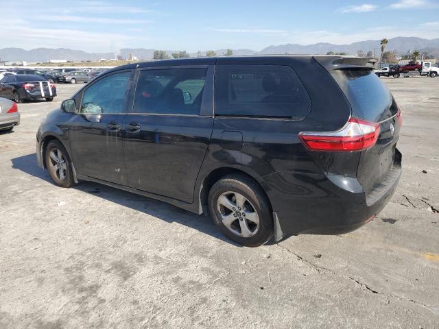 5TDZZ3DCXJS965076 - 2018 TOYOTA SIENNA L BLACK photo 2