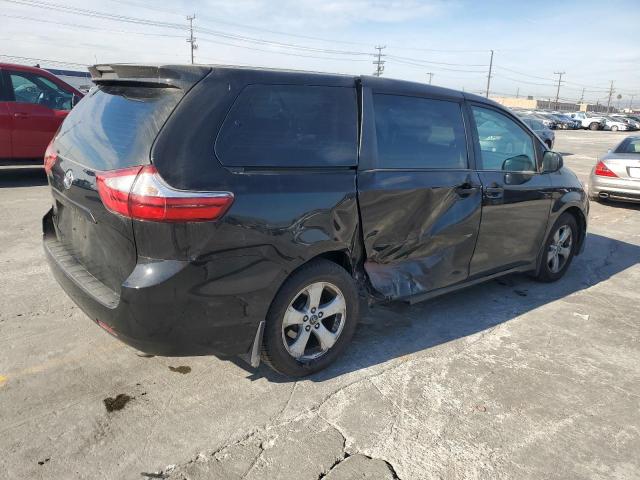 5TDZZ3DCXJS965076 - 2018 TOYOTA SIENNA L BLACK photo 3