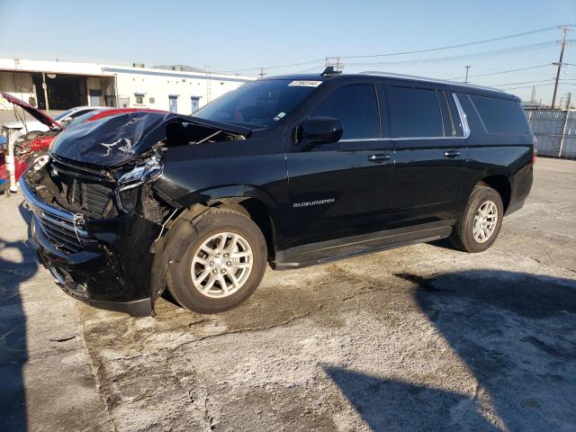 1GNSCCKDXMR387537 - 2021 CHEVROLET SUBURBAN C1500 LT BLACK photo 1