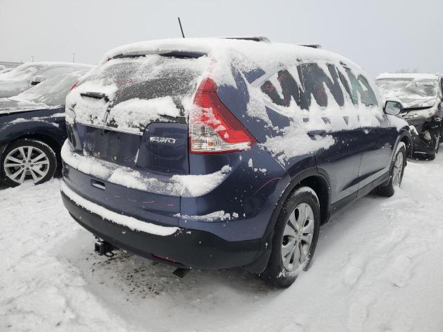 2HKRM4H73DH619902 - 2013 HONDA CR-V EXL BLUE photo 3