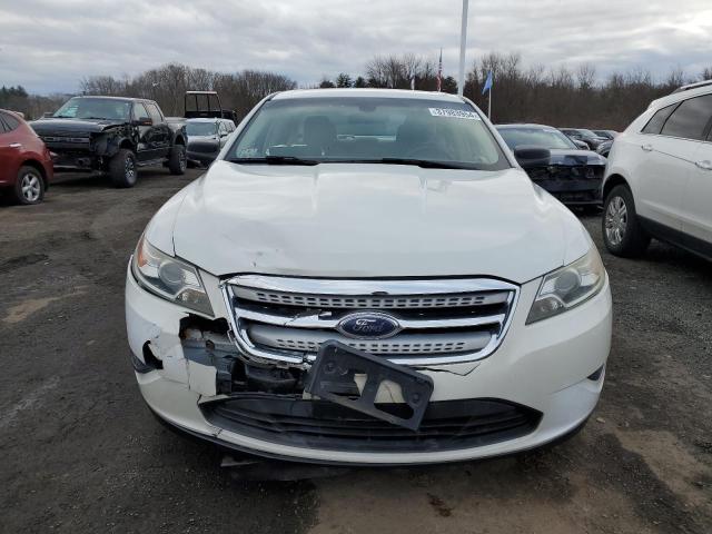 1FAHP2DW2AG110992 - 2010 FORD TAURUS SE WHITE photo 5