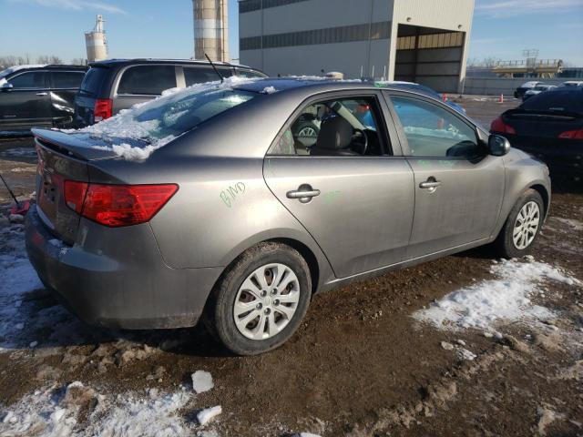 KNAFU4A23B5889627 - 2011 KIA FORTE EX SILVER photo 3